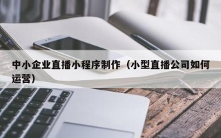 北京中小企业直播小程序制作（小型直播公司如何运营）